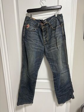 Parasuco Men's Relaxed Blue Washed Jeans